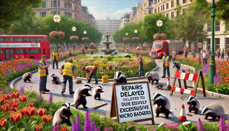 Repairs Delayed Due to Excessively Aggressive Micro Badgers