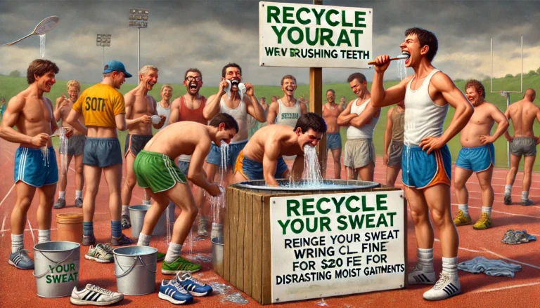 Athletes Encouraged to Recycle Sweat for Brushing Teeth